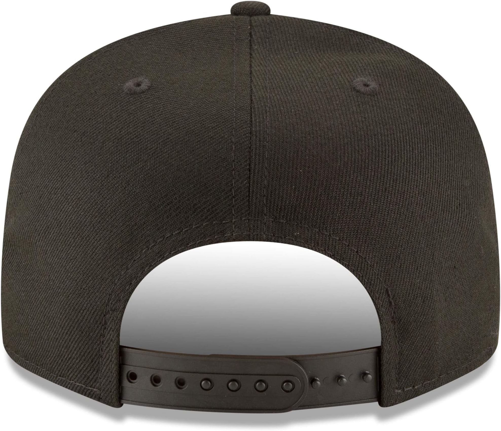 New Era MLB 9FIFTY Black Black Primary Logo Team Adjustable Snapback Hat Cap One Size Fits All - Los Angeles Dodgers Black