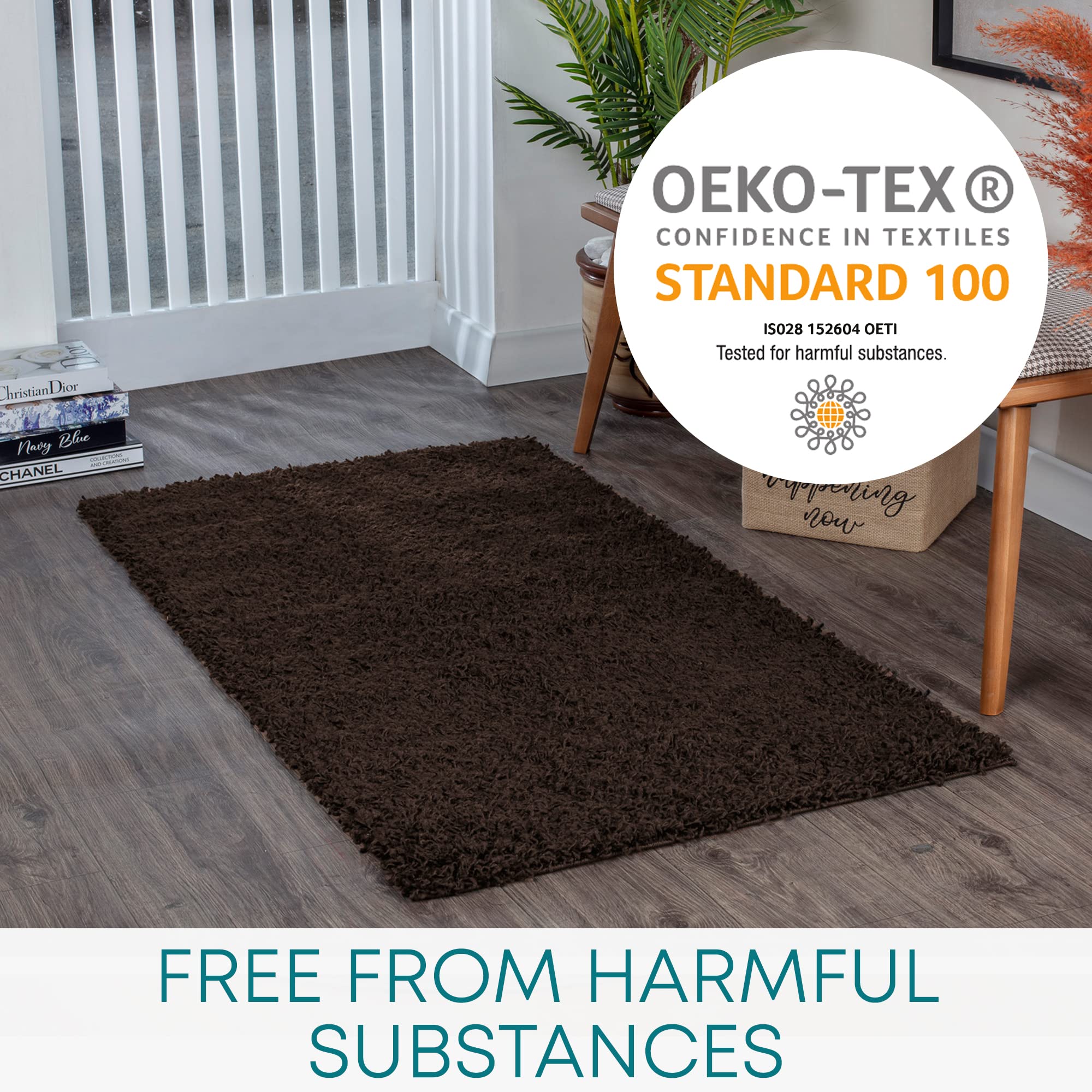 Livabliss Home Shaggy Rug, Modern Runner Rugs Living Room, Hallway 80x150 cm, Soft Shaggy Rugs for Bedroom - Image 3