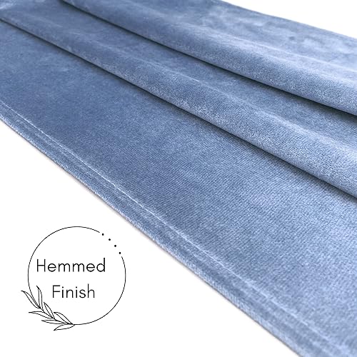 Miniatura 8 de YOUR CHAIR COVERS - Manteles rectangulares de terciopelo real - Mantel sin costuras de alta calidad para mesas rectangulares estándar de 8 pies,