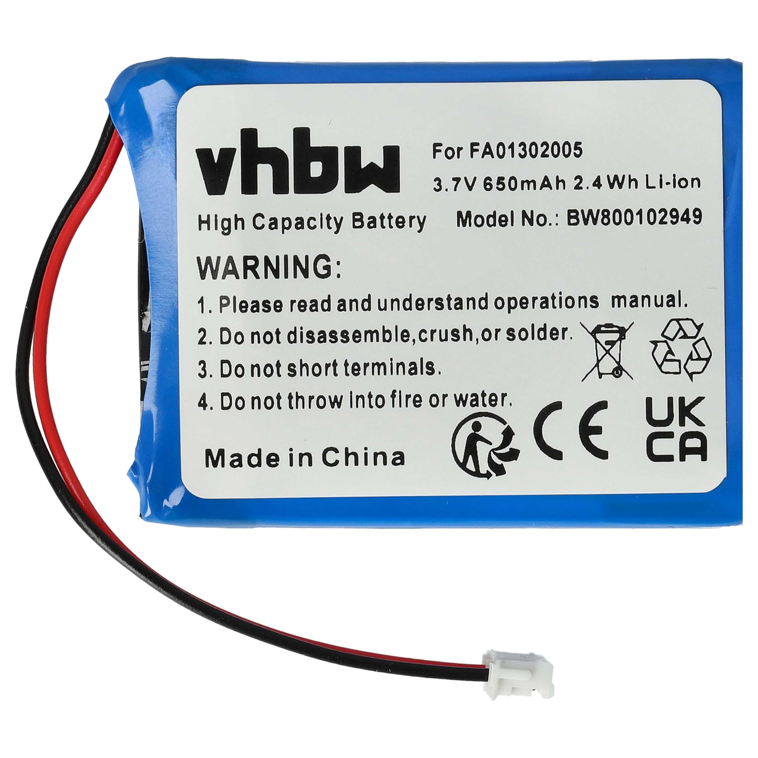 vhbw 5X Batterie Compatible avec Aastra 660177/R1C