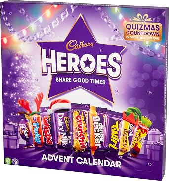 Cadbury Heroes Christmas Chocolate Advent Calendar 230g