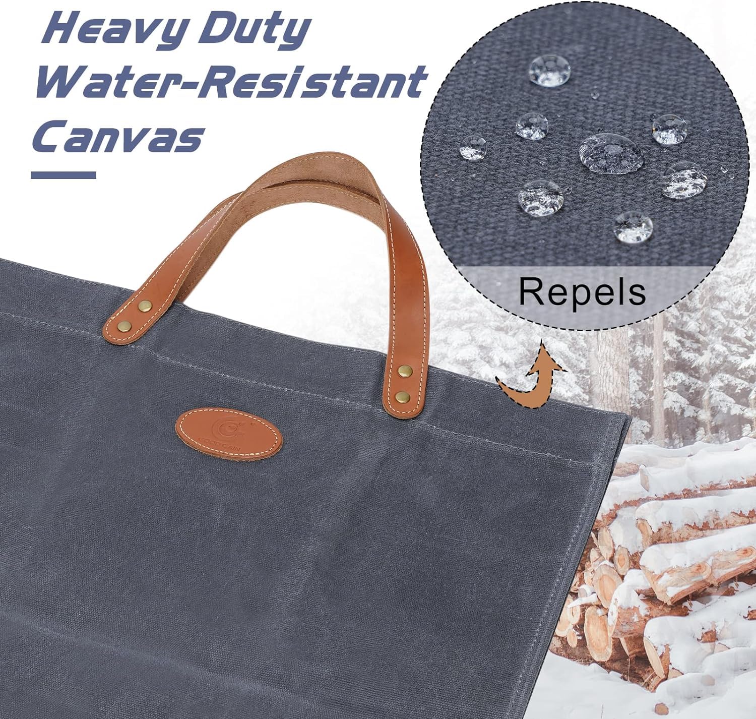 Panier à Buche Sollbry Sac De Transport Pour Bois De Chauffage