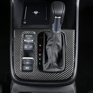 AntBooBoo for Honda CRV 2023 2024 2025 Gear Shift Protective Panel, Sporty Carbon Fiber Grain Interior Cover Trim Accessory for CR-V CR V LX EX EX-L, Sport Hybrid, Sport Touring Hybrid- Carbon