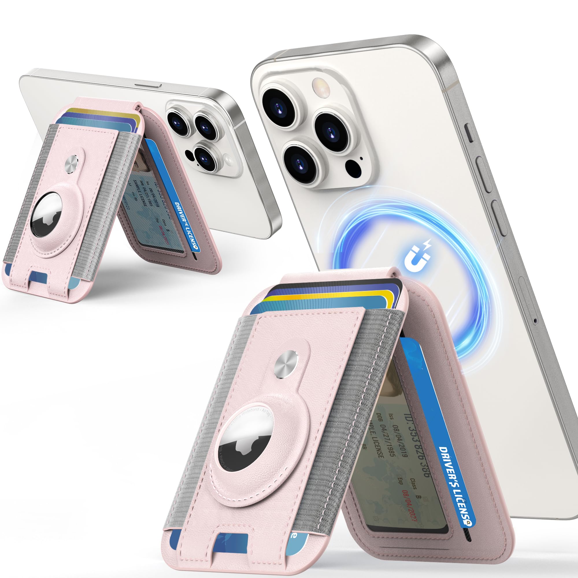 Amazon.com: Amzone Mag-Safe with AirTag Holder,Magnetic with