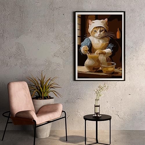 Miniatura 2 de NiArt Pintura por números para adultos principiantes, pintura de bricolaje por números sobre lienzo para niños, kits de pintura al óleo sin marco