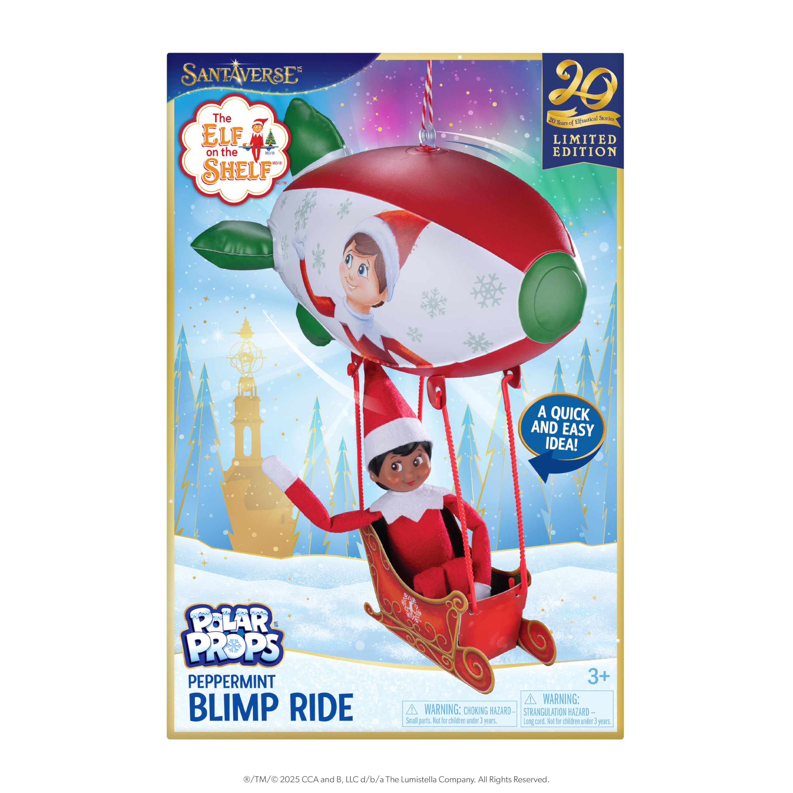 The Elf on the Shelf® Polar Props(TM) 20th Anniversary Luftschiff