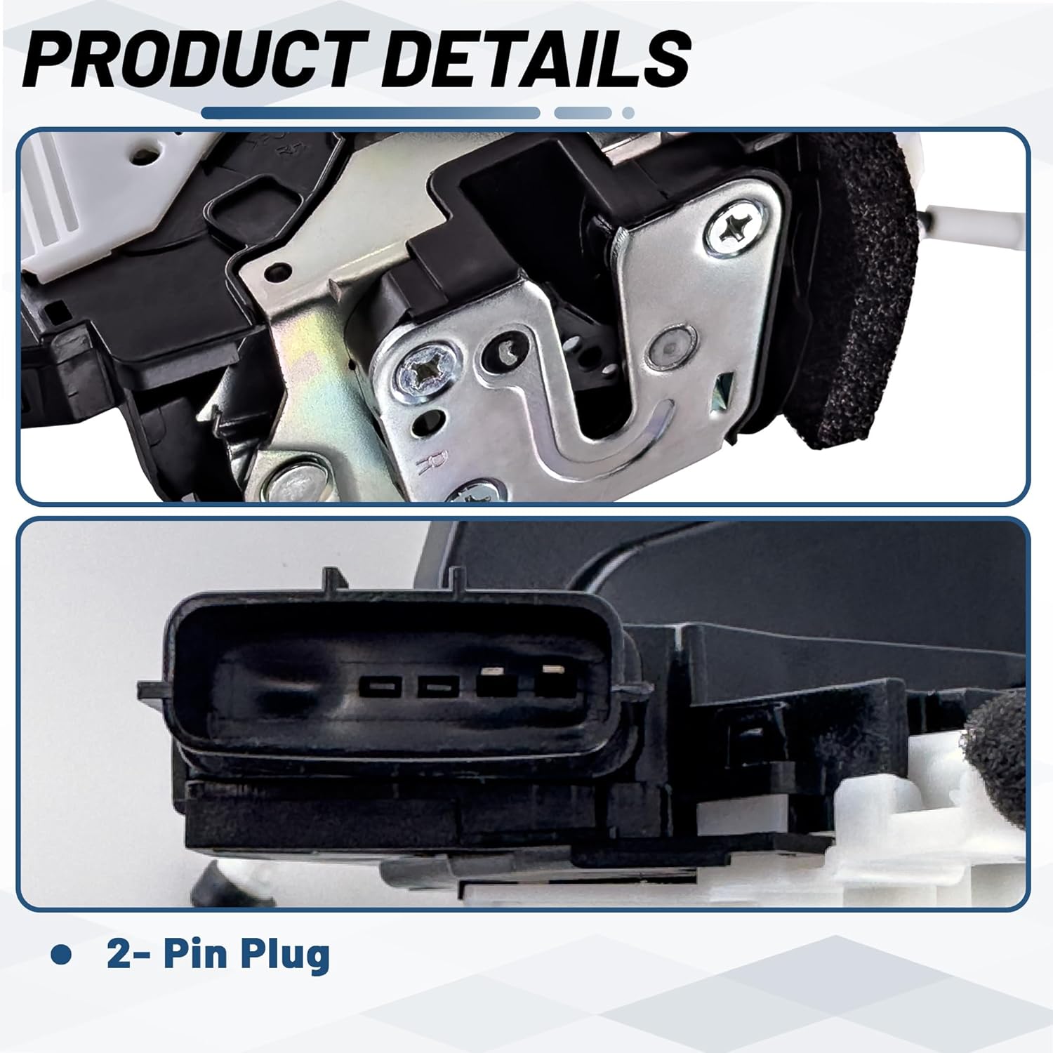 KELOKE Door Latch Lock Actuator Compatible with Infiniti QX56 2011-2013, QX80 2014-2019, Nissan Vehicles - Armada 2017-2020, Front Right Passenger Side, Replace# 805001LA0A.