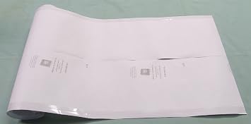 5 Yard Roll of 14" Brodart Fold-On Book Jacket Covers - Center-Loading, Clear, Mylar, Adjustable