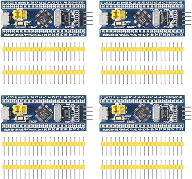 ACEIRMC 4pcs STM32F103C8T6 ARM STM32 Minimum System Development Board Module STM32F103C8T6 Core Learning Board for Arduino