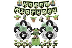 Yoda Birthday Decorations: May the Birthday Be With You Party Supplies
