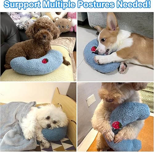 Miniatura 4 de Mity rain Almohada para perro, almohada para aliviar la ansiedad para perro, almohada calmante ultrasuave de alta densidad para aliviar las