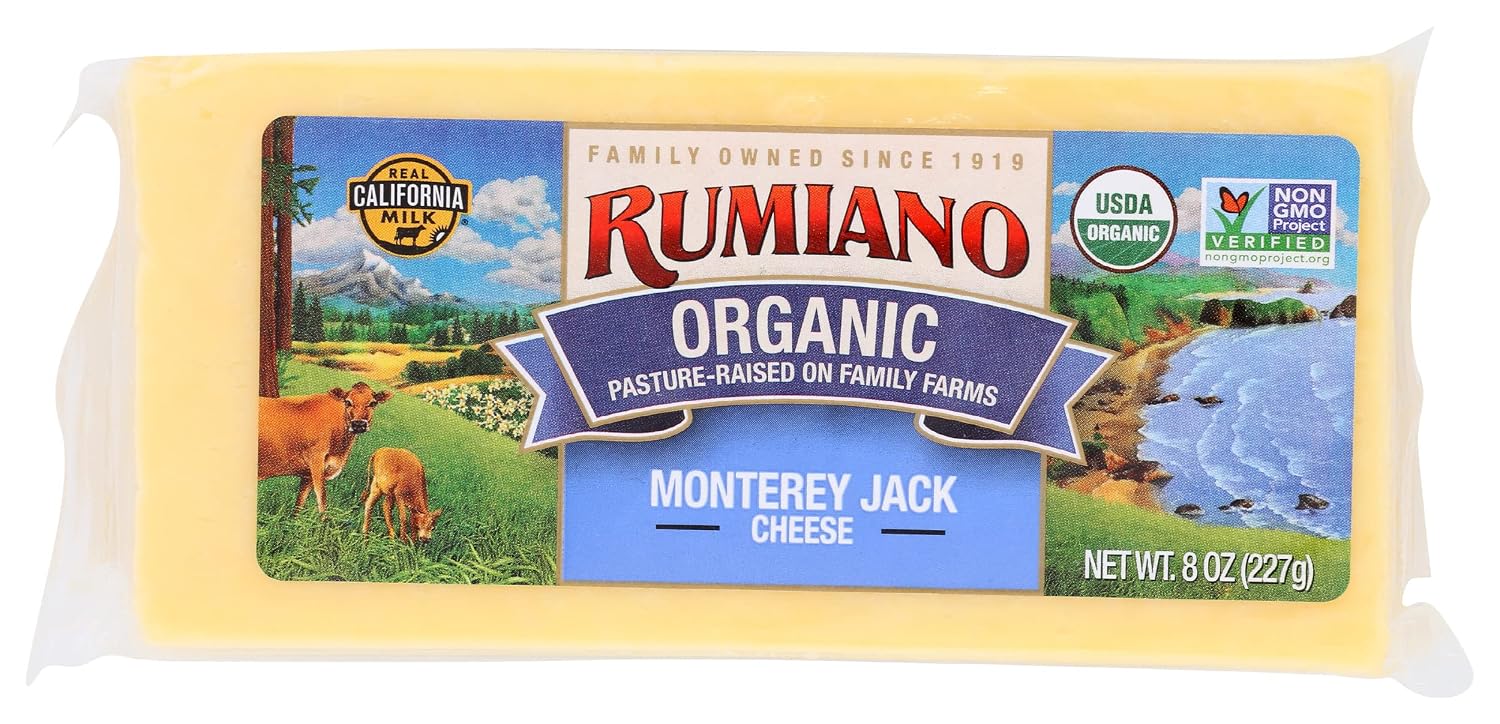 Rumiano Organic Monterey Jack Cheese, 8 oz
