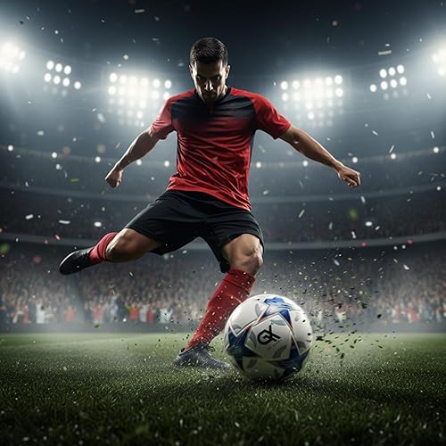 Miniatura 9 de Balón de fútbol tamaño 5  Material de grado profesional, calidad de Estados Unidos, deportes al aire libre, tamaño 5 premium para entrenamiento y