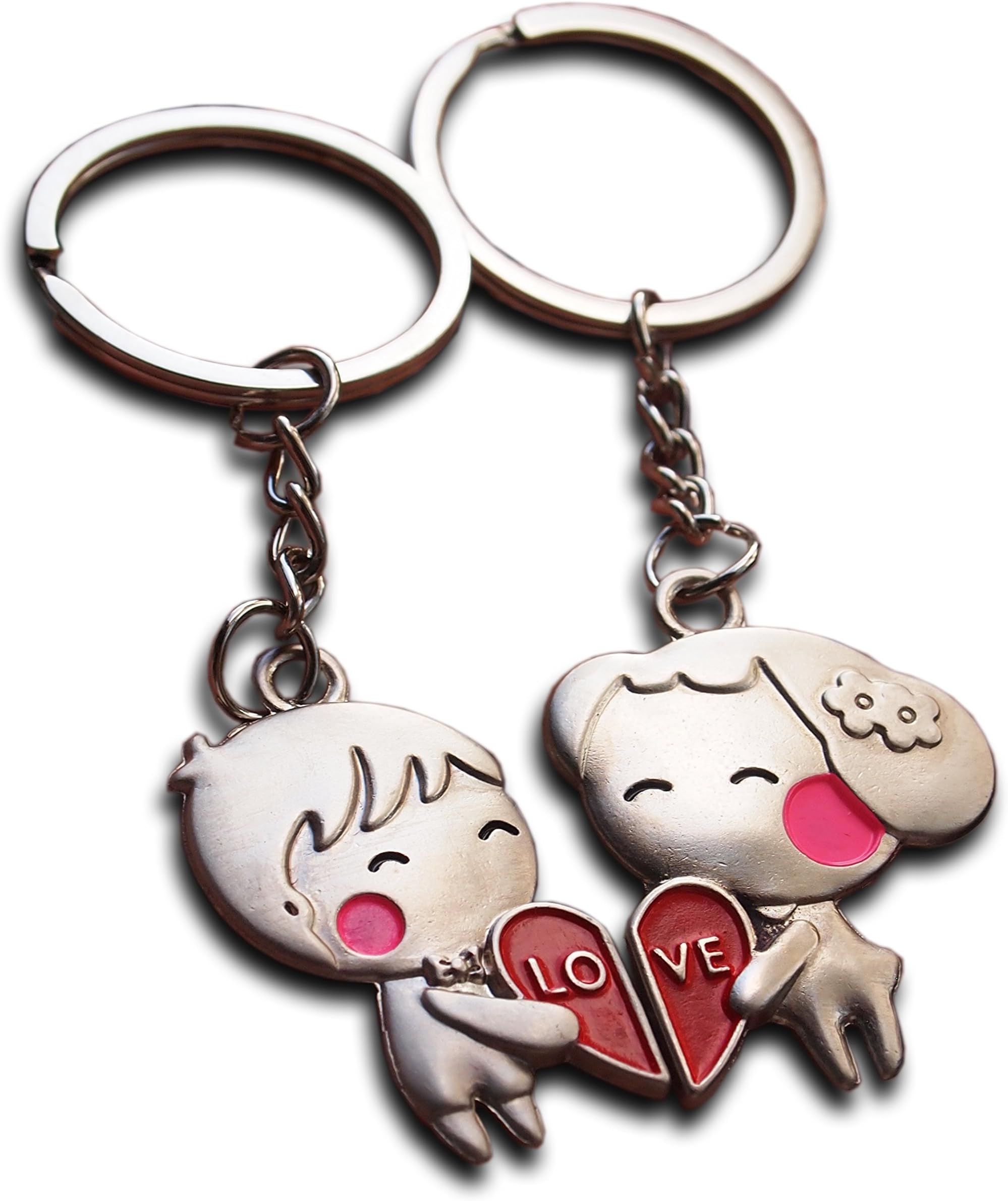 AtlantisForYou Couple Keychain Keyring Lovers Sweetheart Gift for Valentine's Day Wedding Anniversary