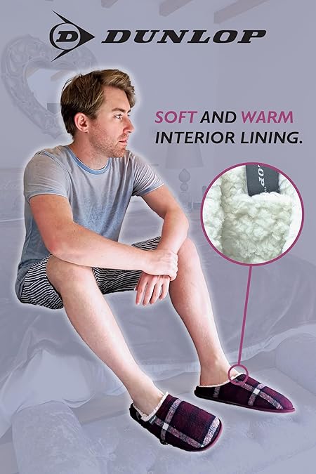 Le Migliori Offerte Pantofole Uomo Dunlop Invernali Online - Fino - Foto 6