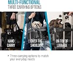 Quaker Pet Group SPT11721 Sherpa PetDelta Carrier, Black, Medium, 18-Inchx11-Inchx10.5-Inch