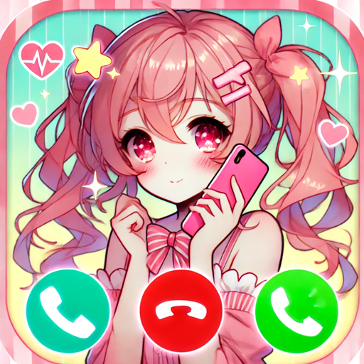 Cute Anime Girlfriend Fake Video Call, AI Chat, Virtual Waifu, Kawaii Anime Sim