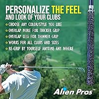 Vista 6 de ALIEN PROS Paquete de 6 cintas de envoltura de agarre de golf Skull & Magic Mix - ReGrip en 1 minuto