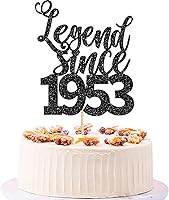 Vista 1 de 1 pieza de decoración para pastel de 70 cumpleaños de la leyenda desde 1953, setenta y hola 70, divertido 80 y fabulosa decoración de pasteles