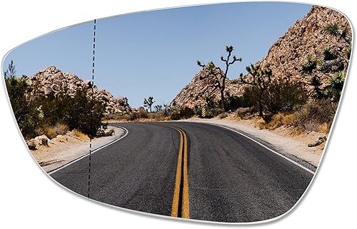 Espejo calefactable para el lado del conductor con placa de respaldo de repuesto 561857521A apto para Volkswagen CC Eos Passat 2009-2016 Espejo