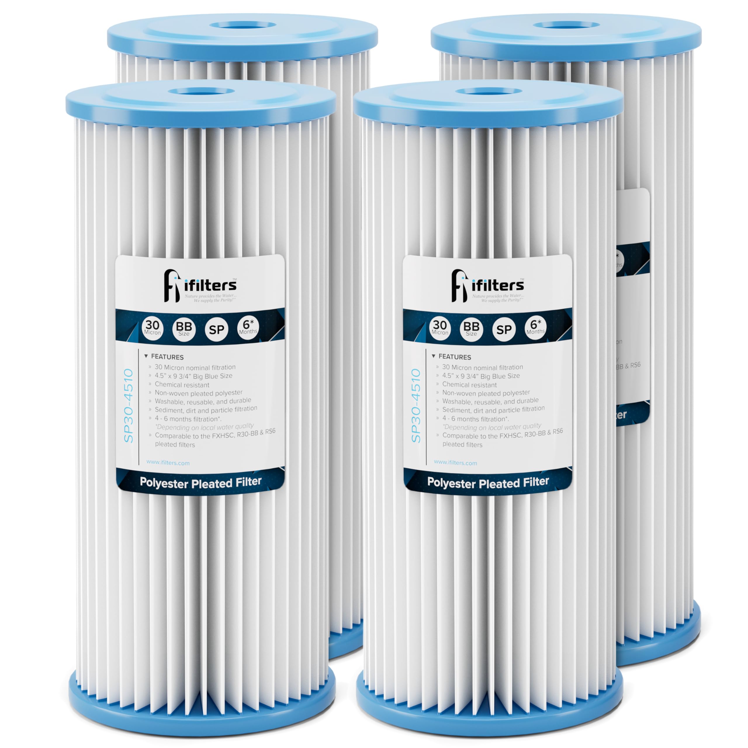 iFilters SP30-4510 Sediment Filter - Whole House Water -2 iFilters SP30-4510 Sediment Filter - Whole House Water -2