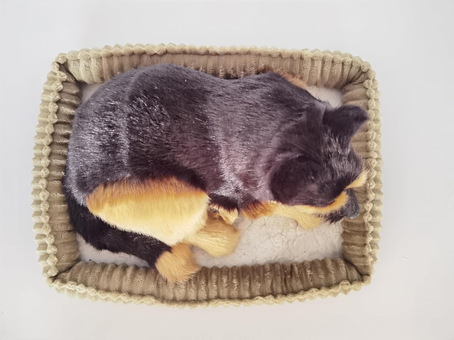 German Shepherd Dog, Realistic, Lifelike Stuffed Interactive Nodding Pet Toy, Companion Pet Puppy with 100% Handcrafted Synthetic Fur