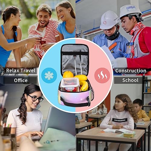 Miniatura 7 de Lonchera personalizada, lonchera personalizada para niñas, niños, adolescentes, hombres y mujeres, regalos personalizados, multicolor