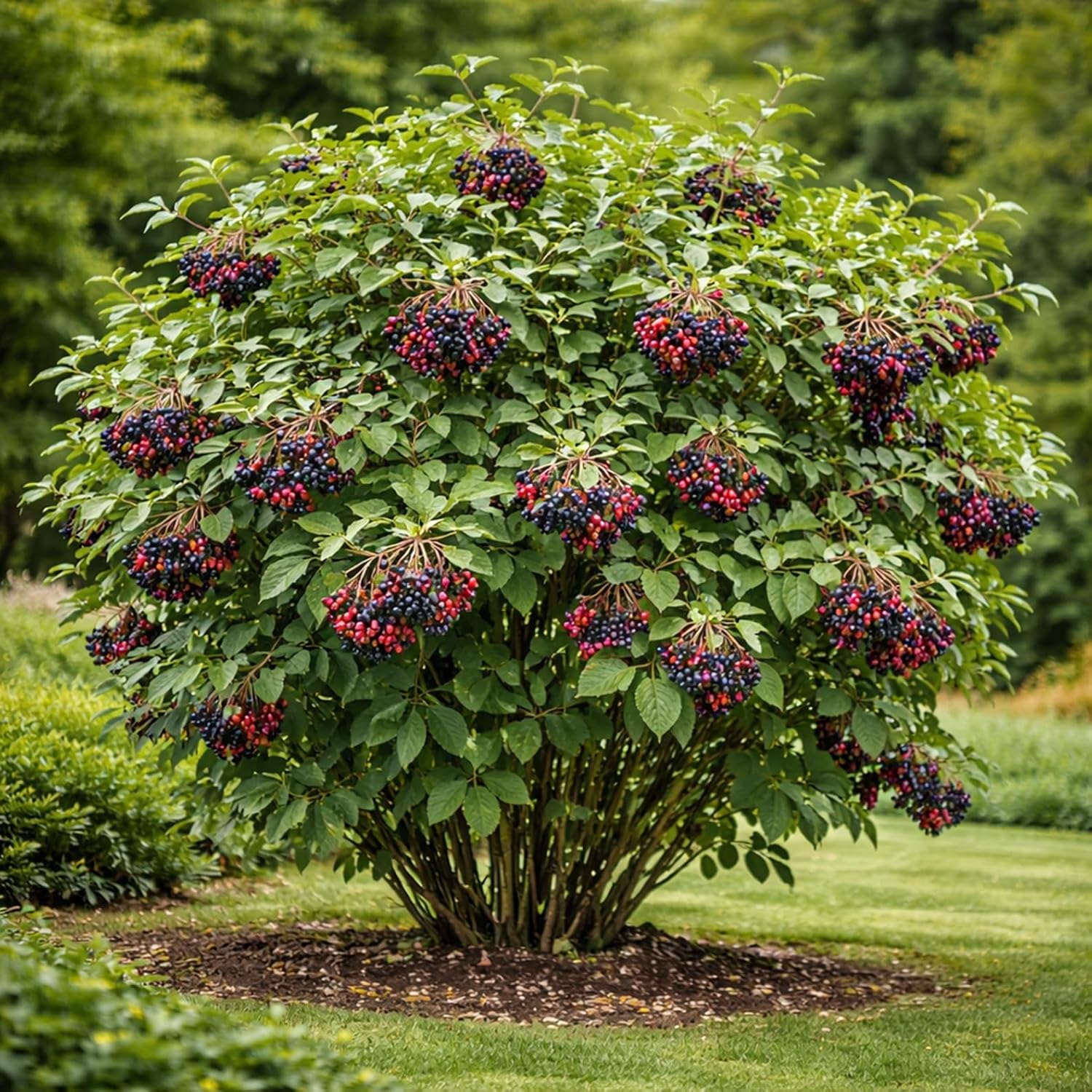 Live Nannyberry Viburnum Plants (Viburnum lentago) – Hardy Native Berry Shrubs – Wildlife Friendly Landscape Plant – Edible Fruit & Pollinator Friendly – Outdoor Garden Shrub (5 Plants)