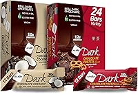 Vista 23 de NuGo Caja variada oscura: pretzel, chispas de chocolate, chispas de chocolate con menta, moca, taza de mantequilla de maní y almendras, 0.43-0.47 oz