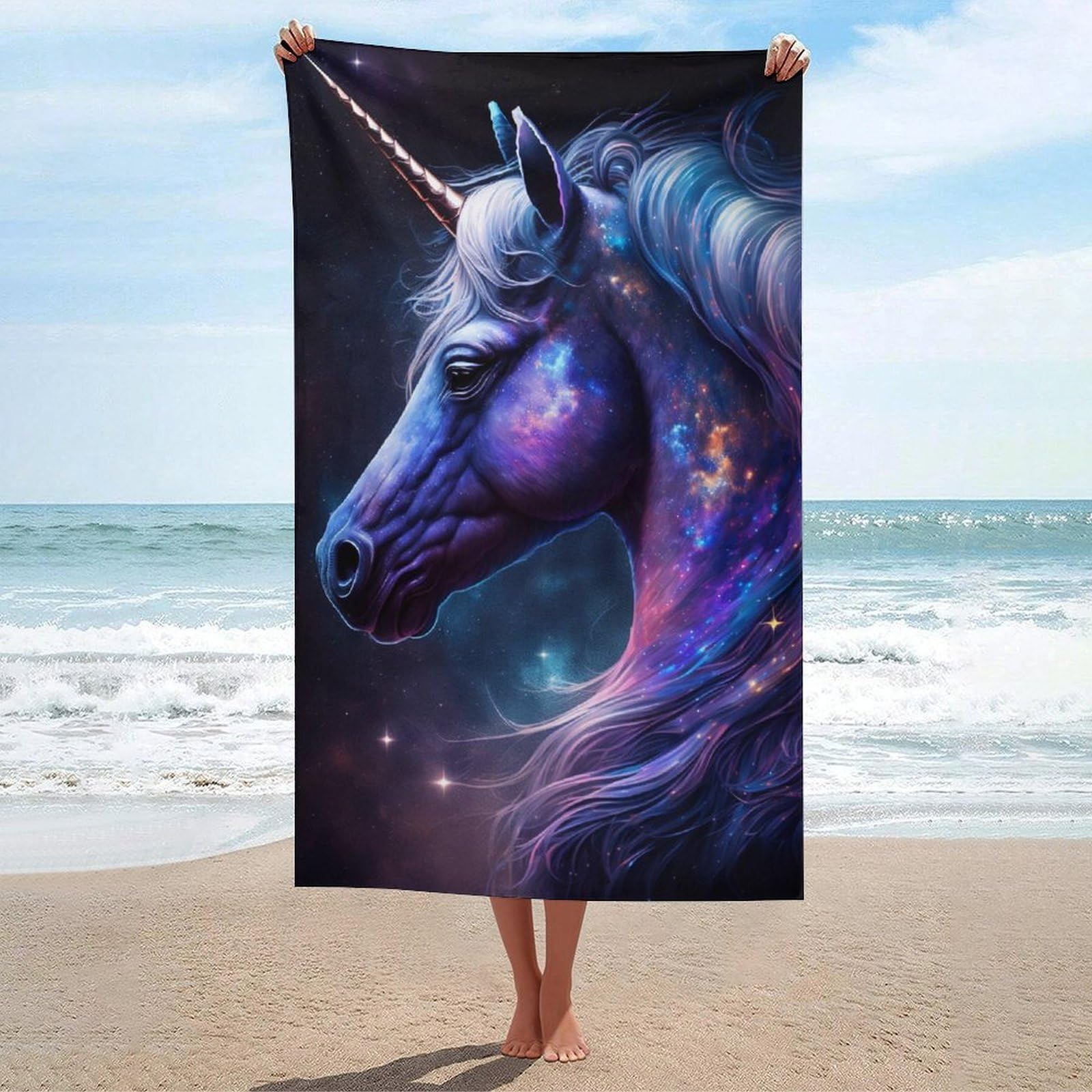 Serviette de plage séchage rapide et absorbante pour sport et natation