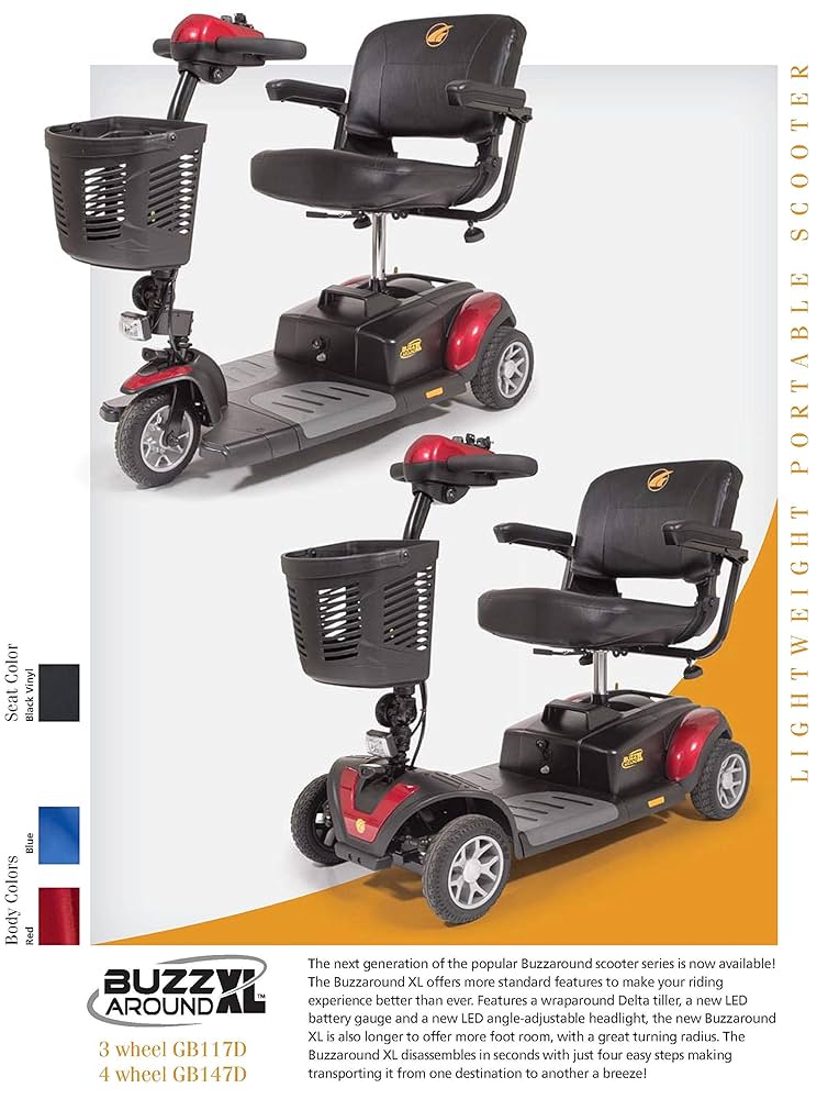 w*4様 821VoightlanderSUPERWIDE-HELITER15m LiteRider 4-Wheel - Golden Technologies