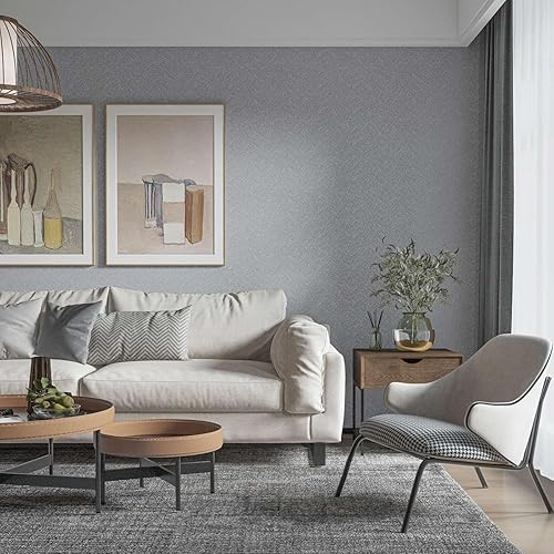 Miniatura 8 de Abyssaly - Papel tapiz amarillo para despegar y pegar, extraíble, para dormitorio de niñas, autoadhesivo, textura de seda en relieve, papel adhesivo