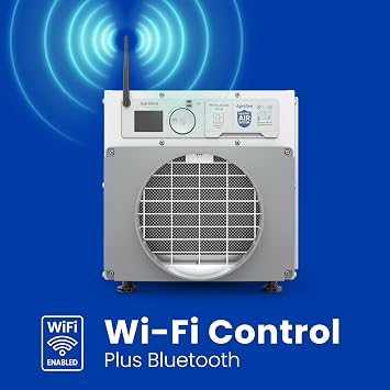 AprilAire E070W Wi-Fi Dehumidifier 70 PPD for Crawl Spaces, Basements, Whole Houses up to 2,200 Sq. Ft., Part of the AprilAire Healthy Air System