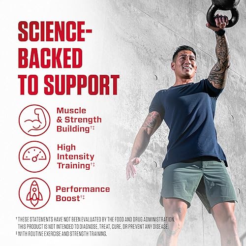 Miniatura 4 de Dymatize Monohidrato de creatina con Creapure, 100% en polvo, 0.18 oz por porción, 60 porciones (10.58 oz), creatina para mujeres y hombres, sin