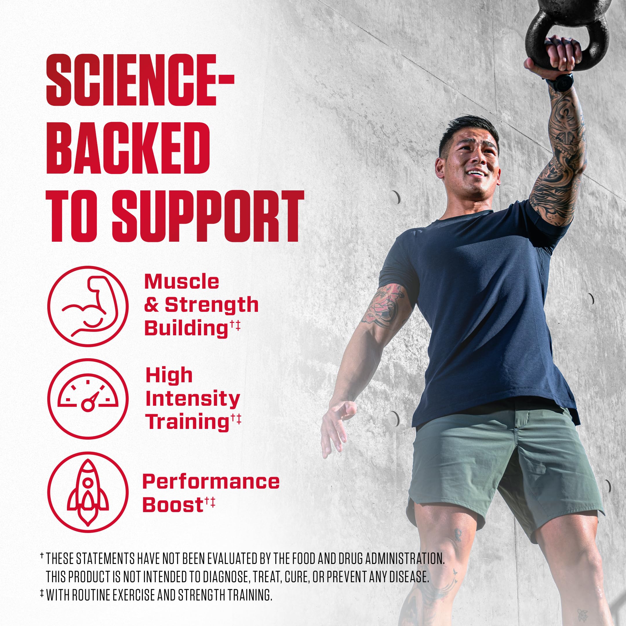 Dymatize Monohidrato de creatina con Creapure®, 100% en polvo, 0.18 oz por porción, 60 porciones (10.58 oz), creatina para mujeres y hombres, sin gluten