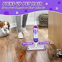 Vista 6 de EXEGO 6 almohadillas de microfibra reutilizables para mopa Swiffer Powermop, repuestos para mopa eléctrica para trapeador de 13 a 15 pulgadas