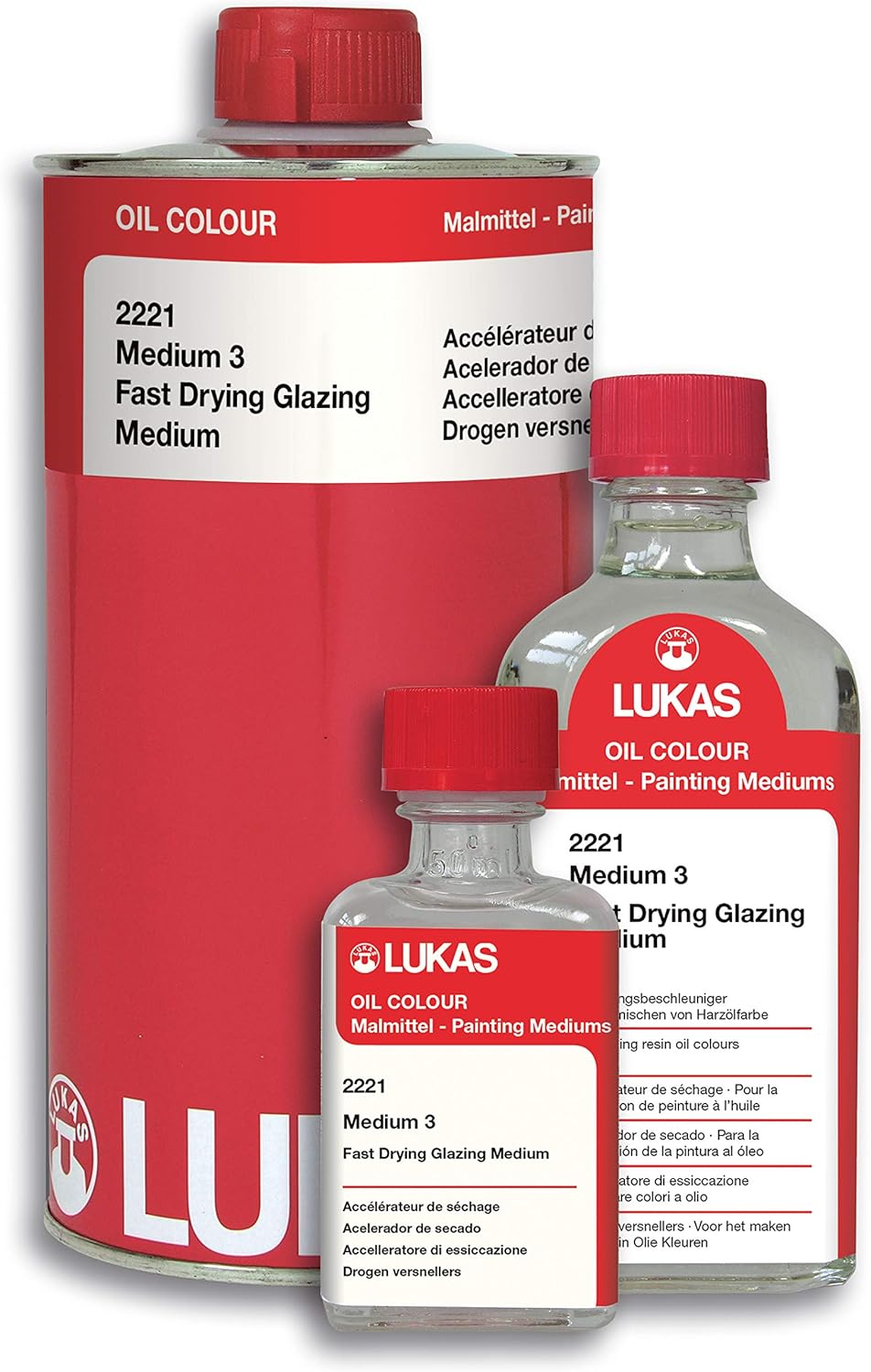 Lukas Artist Fast Drying Oil Painting Medium Professional for Glazing - 1 Liter