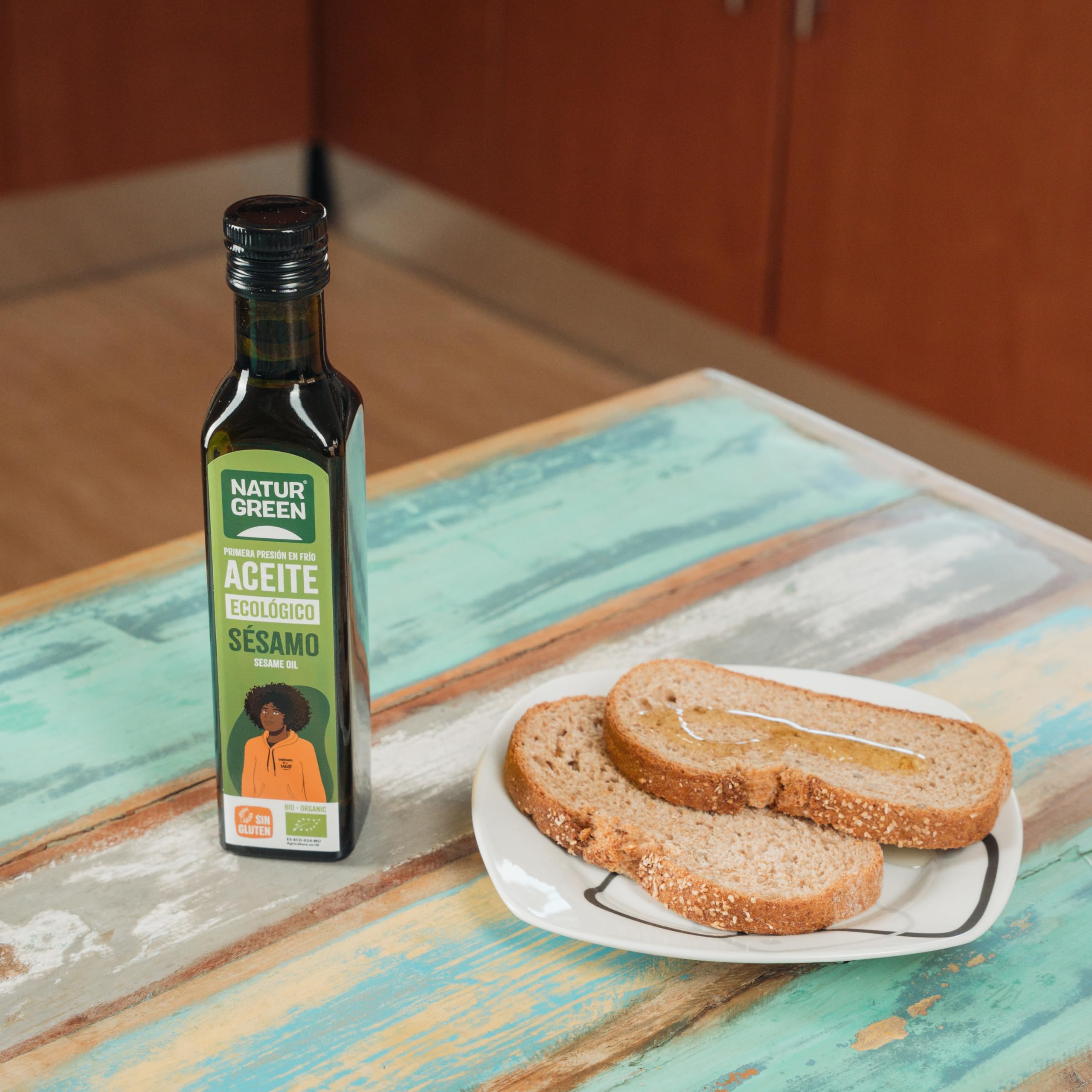 NaturGreen Aceite de Sésamo Bio de Primera Presión (502278), 250 Mililitros — view 3