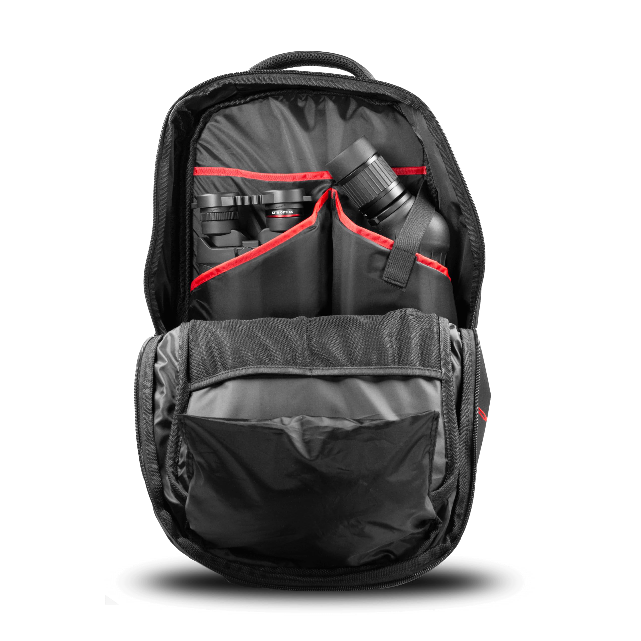 Kite Optics Zaino AVIA 26, adatto per treppiede, binocolo e cannocchiale, modulare per fotografia all'aperto e birdwatching