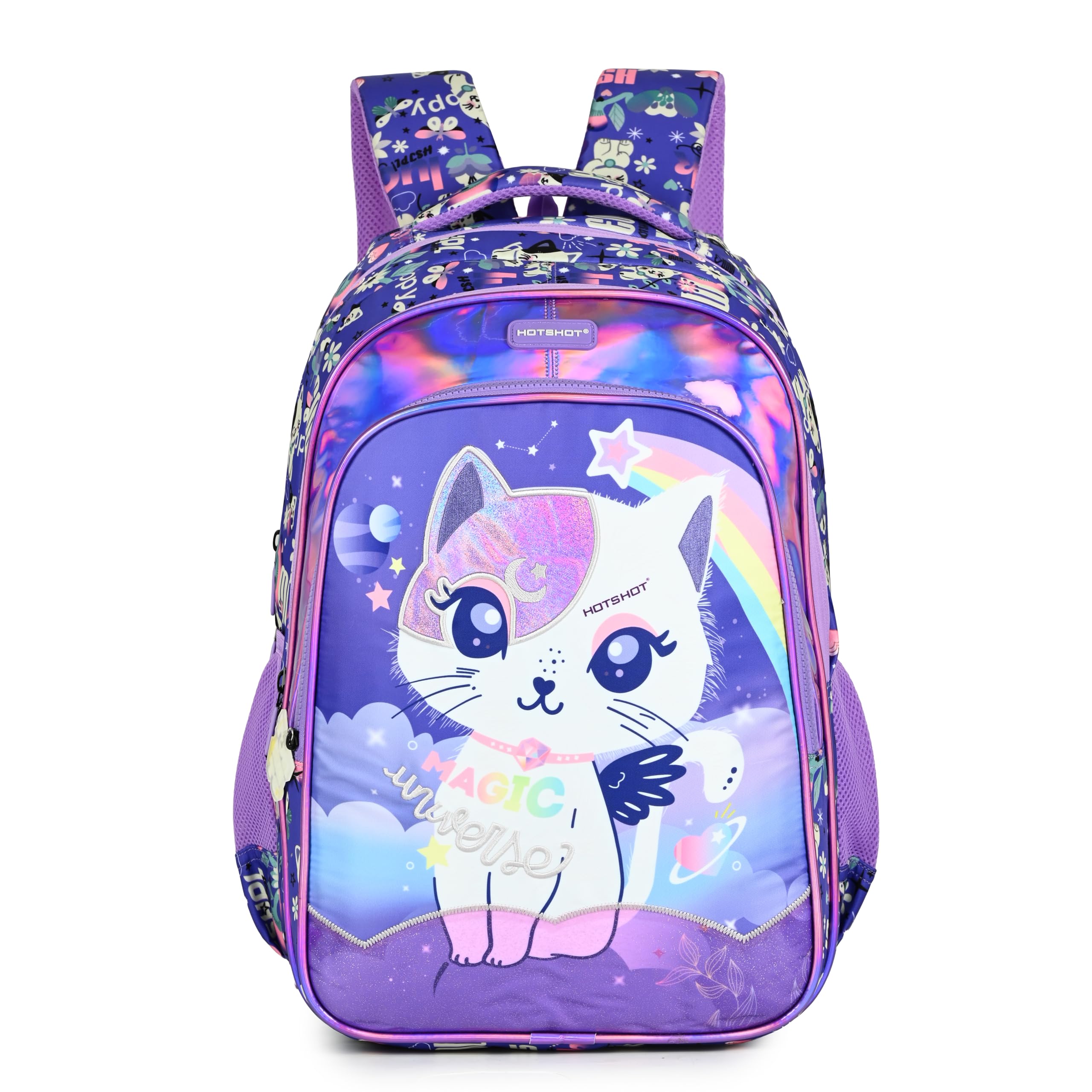 hot shot UNIVERSE CAT_1822|school bag for girls|bag for girls |kids school bag|18 INCH|water resistant|32L kids backpack-picture-18