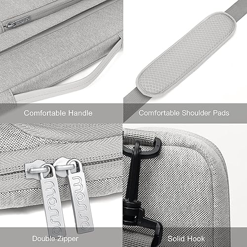 Miniatura 5 de MOSISO 360 - Bolsa de hombro protectora para laptop compatible con MacBook AirPro, portátil de 13-13.3 pulgadas, compatible con MacBook Pro de 14
