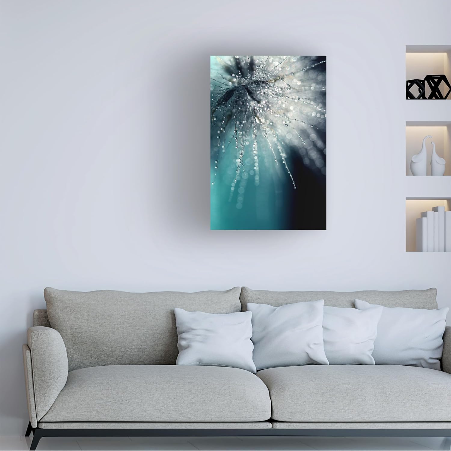 Wrapped Canvas Wall Art - Beata Czyzowska Young 'Morning Sonata' Wall Art for Living Room, Bedroom, or Office Décor - 16x24