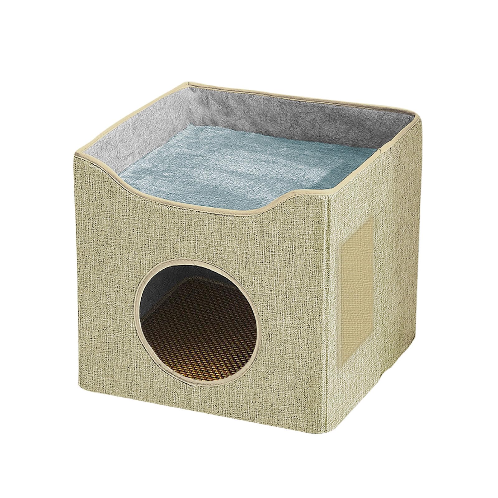 Niche pour chiots anxieux - Lit grotte pour intérieur et couchage chaud rassurant