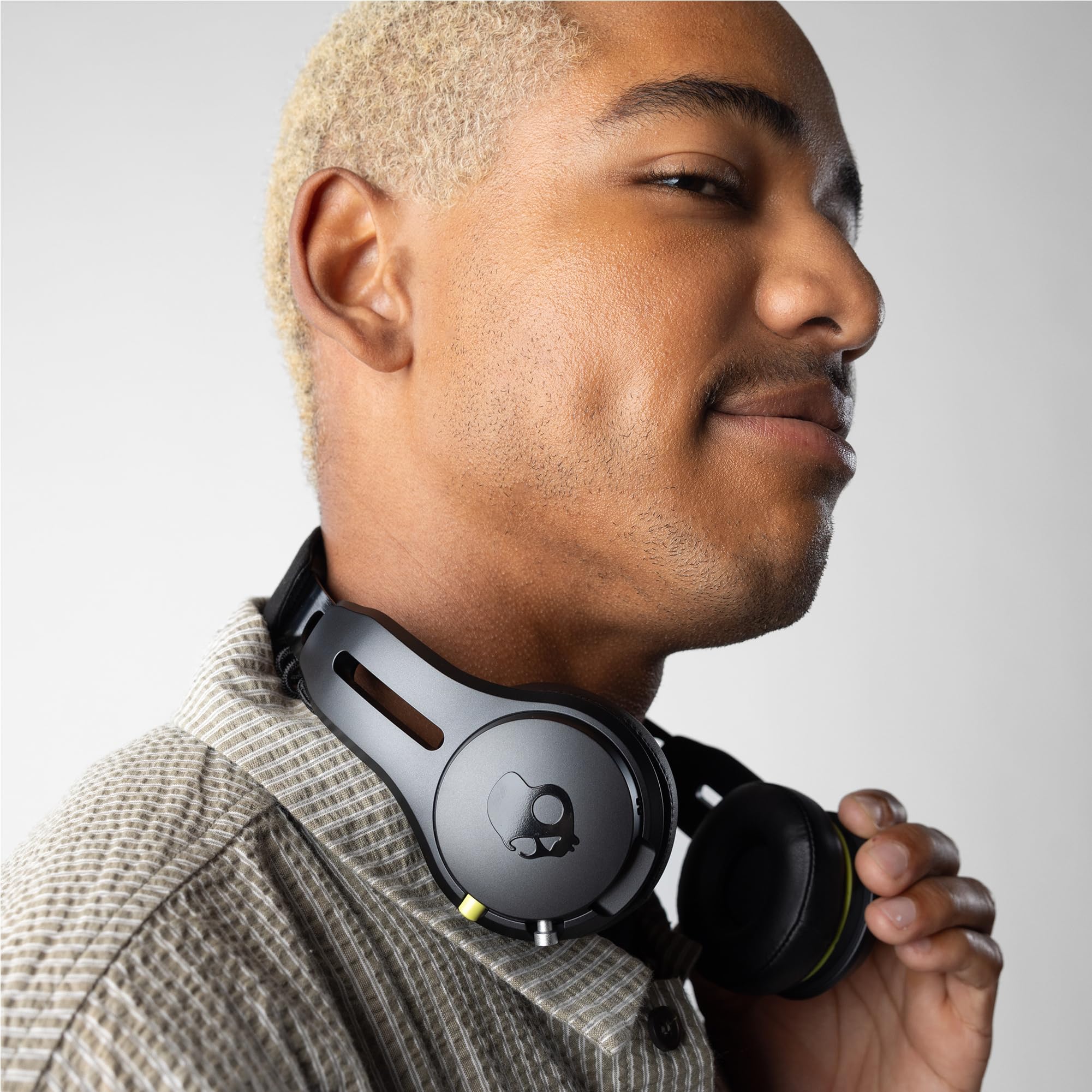 Skullcandy Icon ANC Wireless On-Ear Bluetooth Headphones, Active Noise Cancelling, Up to 60 Hours Battery, Sweat Water Resistant, Foldable and Durable, Microphone for iPhone Android - True Black