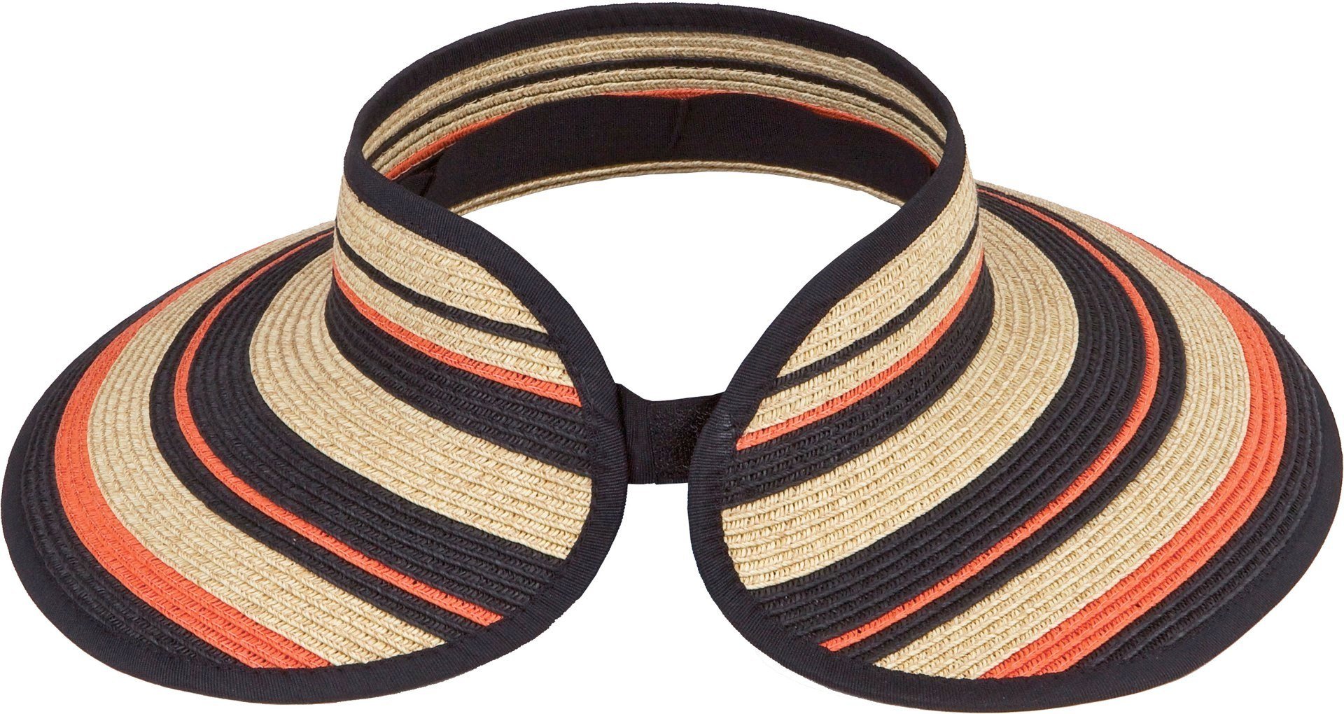 Wide Brim Roll Up Sun Visor Hat 