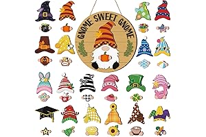 Wenqik Interchangeable Gnome Door Signs