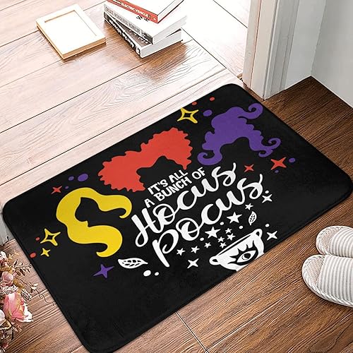 Miniatura 2 de Sanderson Sisters - Tapete de baño para Halloween, Hocus Pocus, tapete de ducha de espuma viscoelástica, antideslizante, alfombra pequeña, suave,