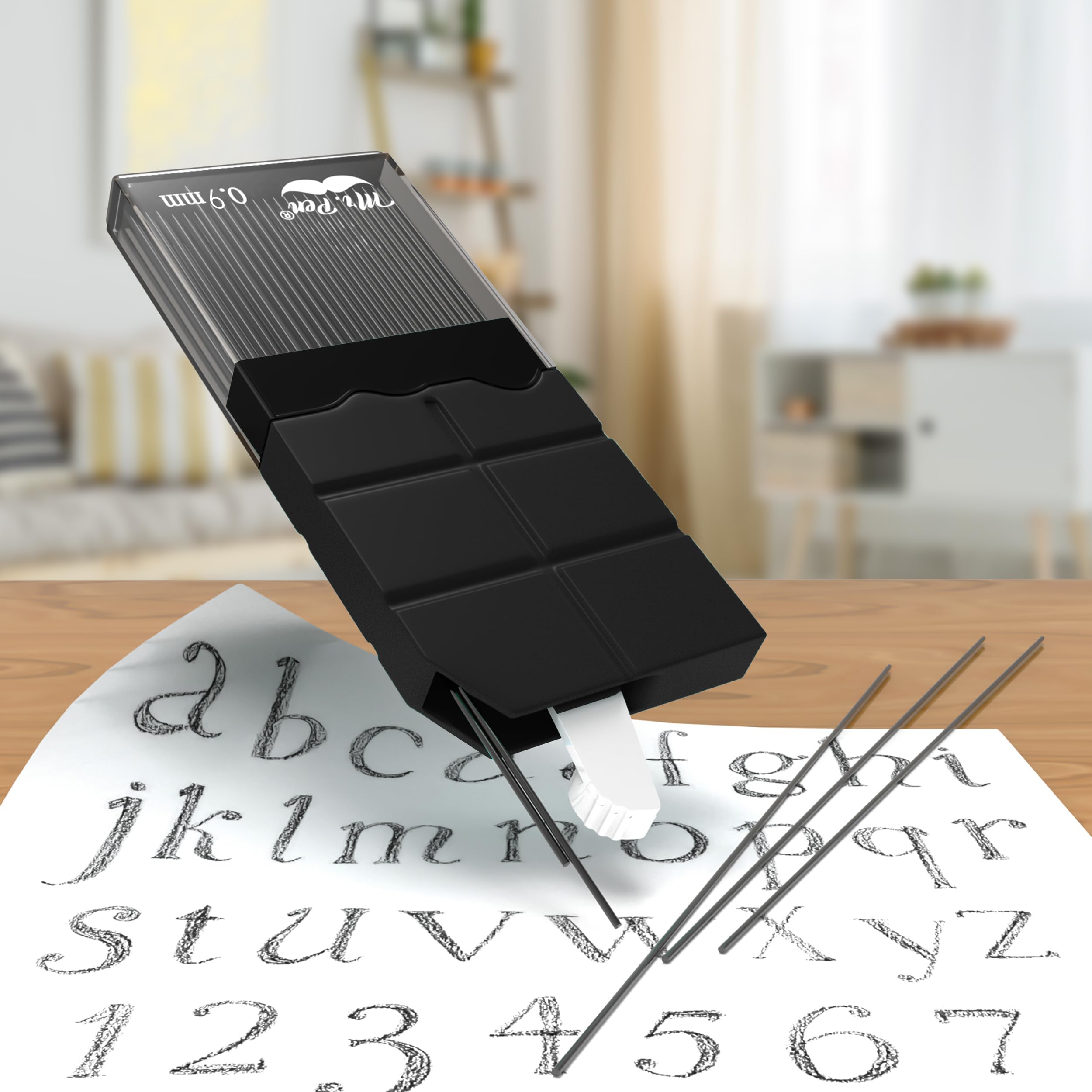 Mr. Pen- 0.9 Millimeter Lead Refills for Mechanical Pencils, 4B, 4 Pack, 280 PCS, 0.9 Lead Refills - Image 9