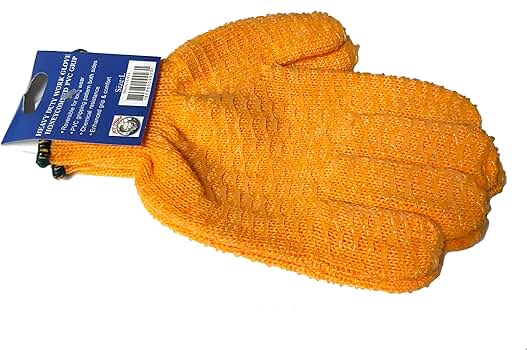 Vinyl Web Coated Working Gloves (Yellow): Fishing Gloves