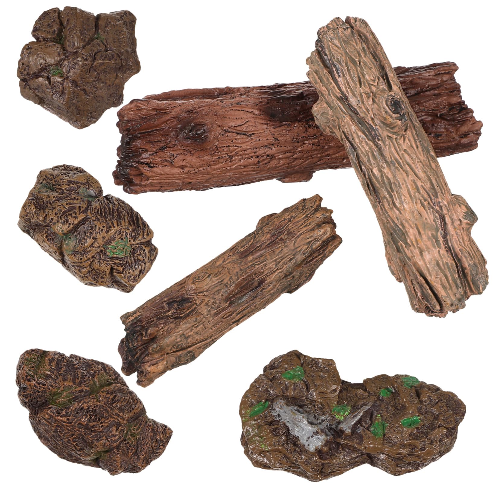 Souche arbre artificielle Vaguelly pour décoration de jardin miniature et bonsaï